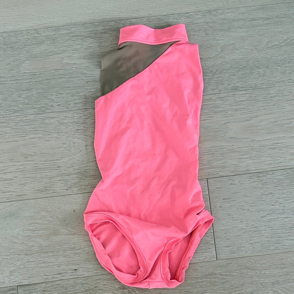 Five Dancewear Pinkish coral leotard YXL